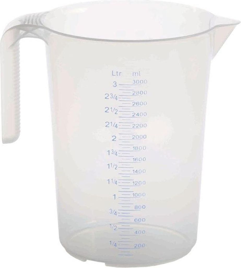 IWH Messbecher transparent Inhalt: 3 Liter Produktbild 