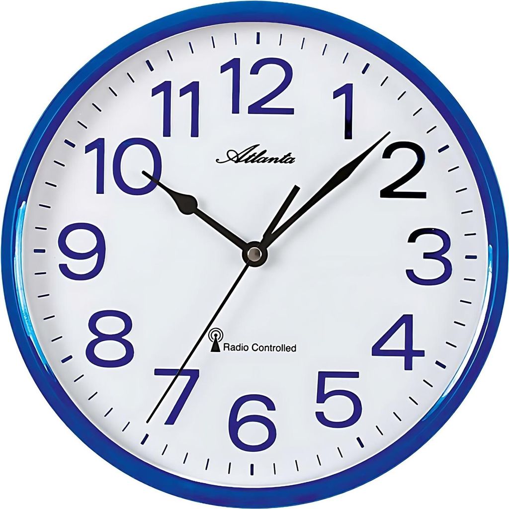 Atlanta Wanduhr, Funk, Ø 25,5 cm, 4378-5 Produktbild 