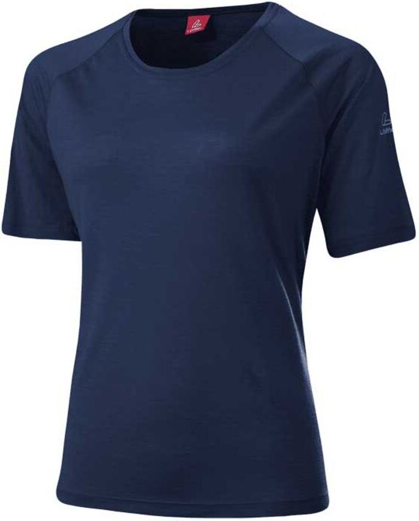 Loeffler Merino-Lyocell Cf Kurzarm-t-shirt Blau XL Frau Blau XL