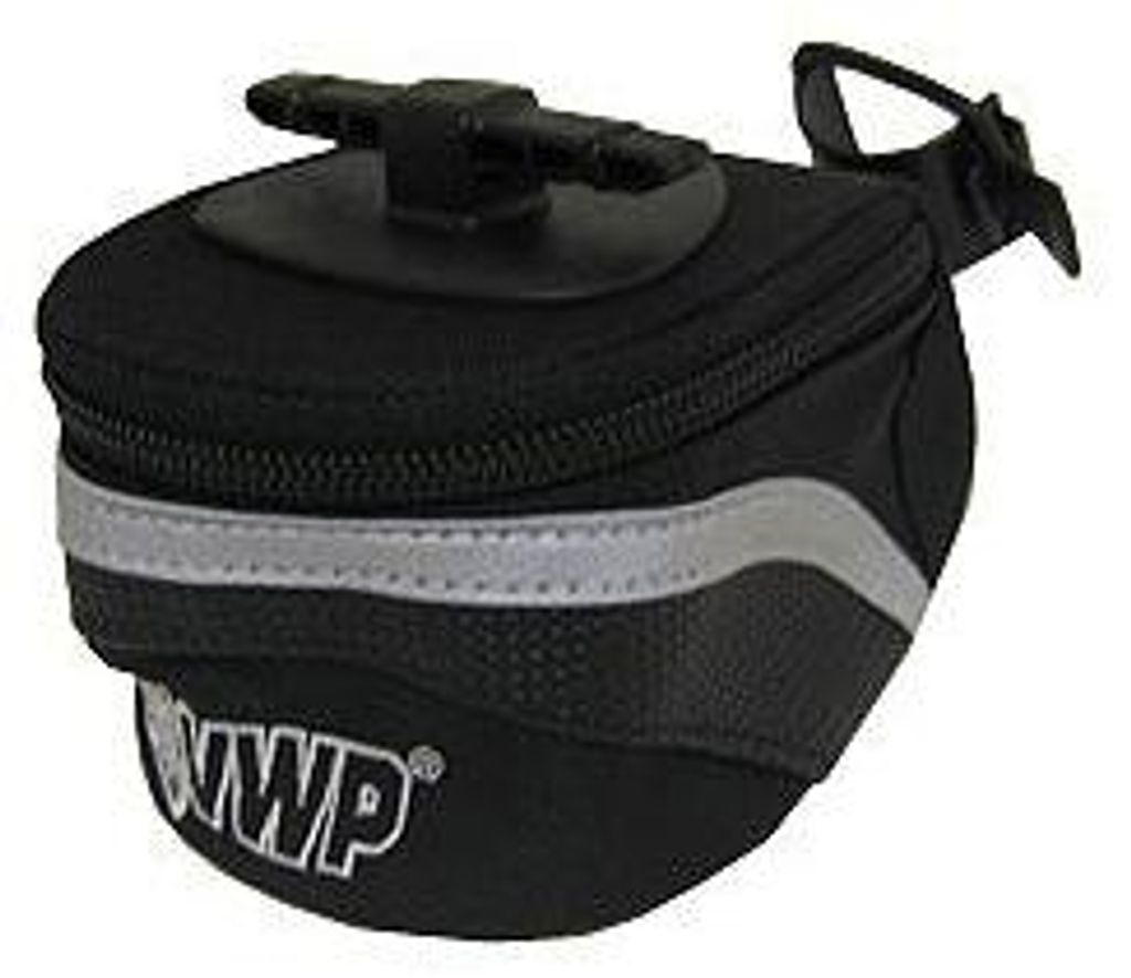 VWP-Satteltasche Luxus S-Nylon M Klick-Closieren. Schwarz