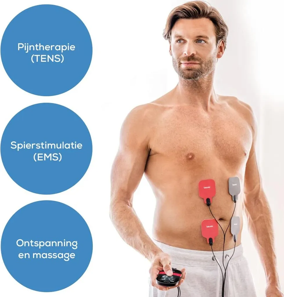 Masseur de Main Beurer avec Électrostimulation - Design Bleu Ergonomique - 4