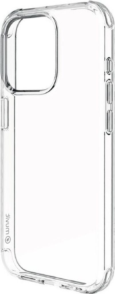 Muvit, Hülle für Apple iPhone 15 Pro, recycelt, weich, stoßfest, Transparent