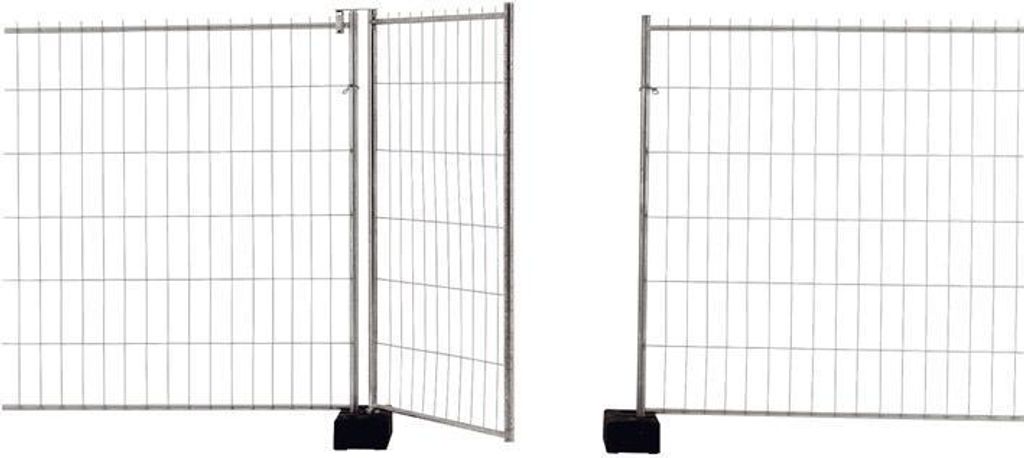 Schake Mobilzaun Standard Torelement 1,2x2m
