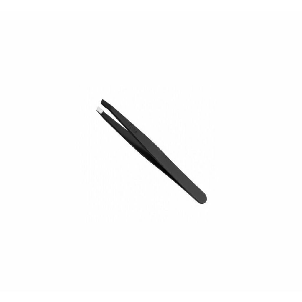 Eurostil Black Stainless Steel Tweezers 9cm