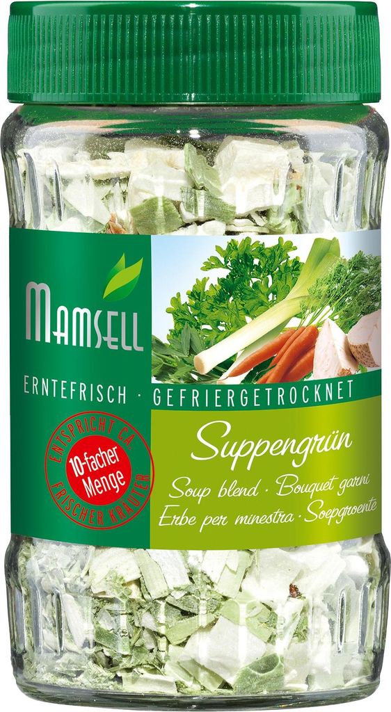 MAMSELL Suppengrün, gefriergetrocknet, 35g - 100% Natur, Produktbild 