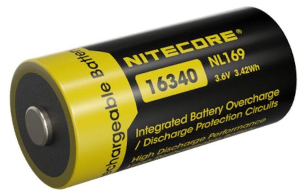 Bateria CR-123 LiIon 3,7 V 16340 950 mAh NITECORE Zdjęcie produktu 