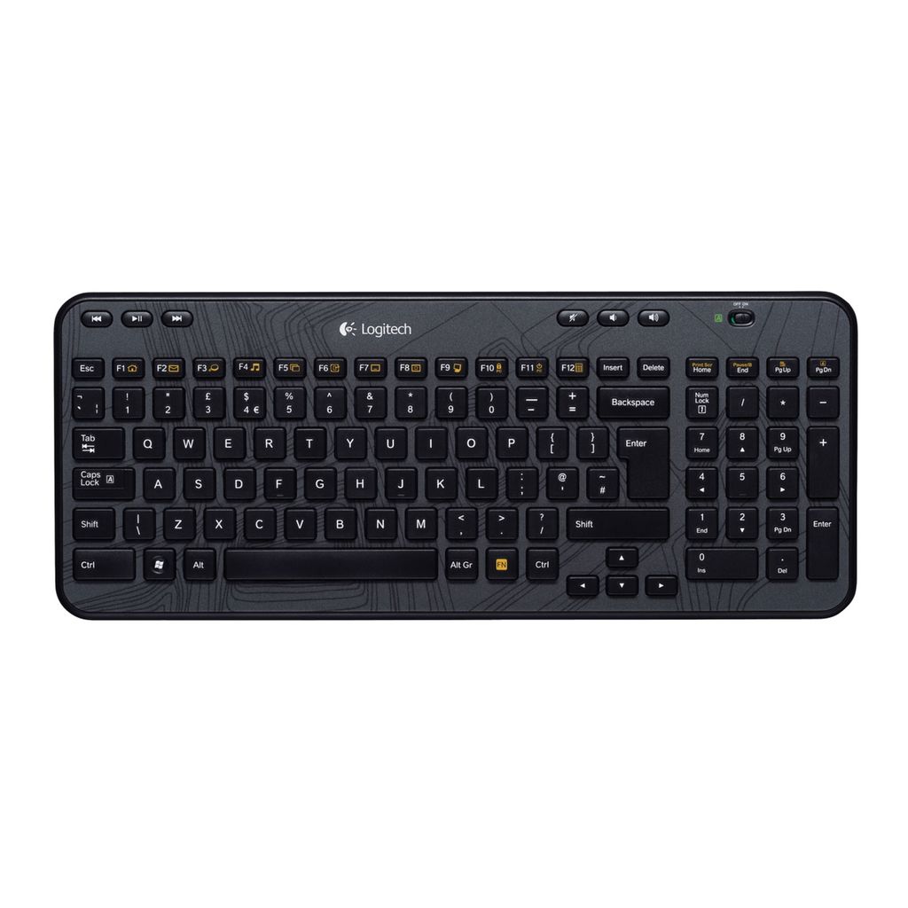 Logitech K 360 Cordless Keyboard        schwarz Produktbild 