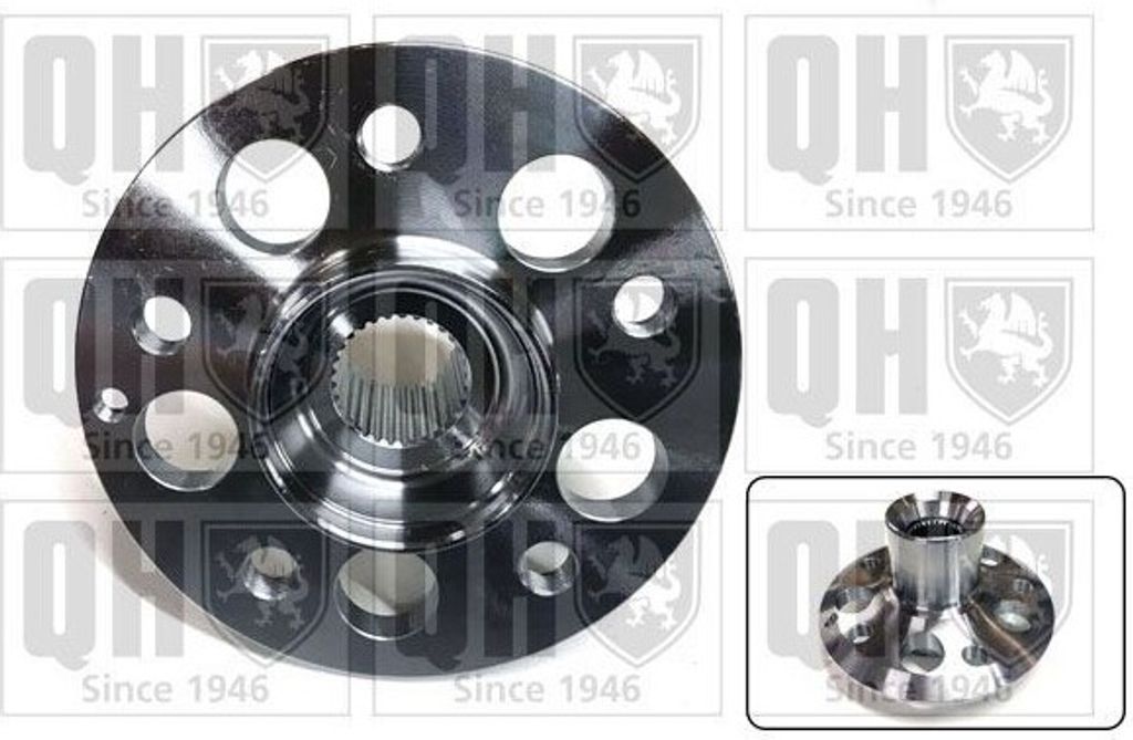 QUINTON HAZELL QWH207 Radnabe Vorne passend für MERCEDES-BENZ C-Klasse Limousine (W204) 5-Loch Ø112mm Lochkreis