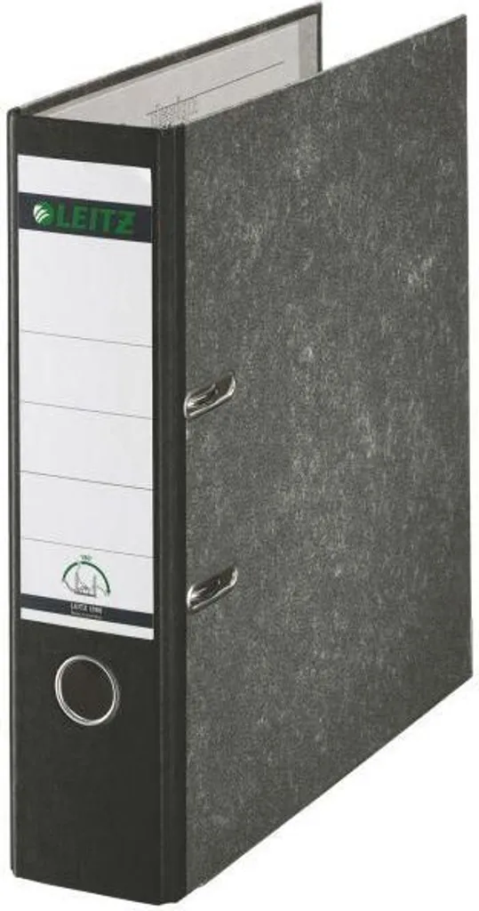 Leitz 1080-50-95 Lot de 20 Classeurs A4 80mm Marbre Nuageux Noir