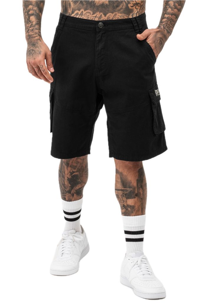 Herren Cargoshorts normale Passform BALRATH Black/Grey 3XL Lonsdale