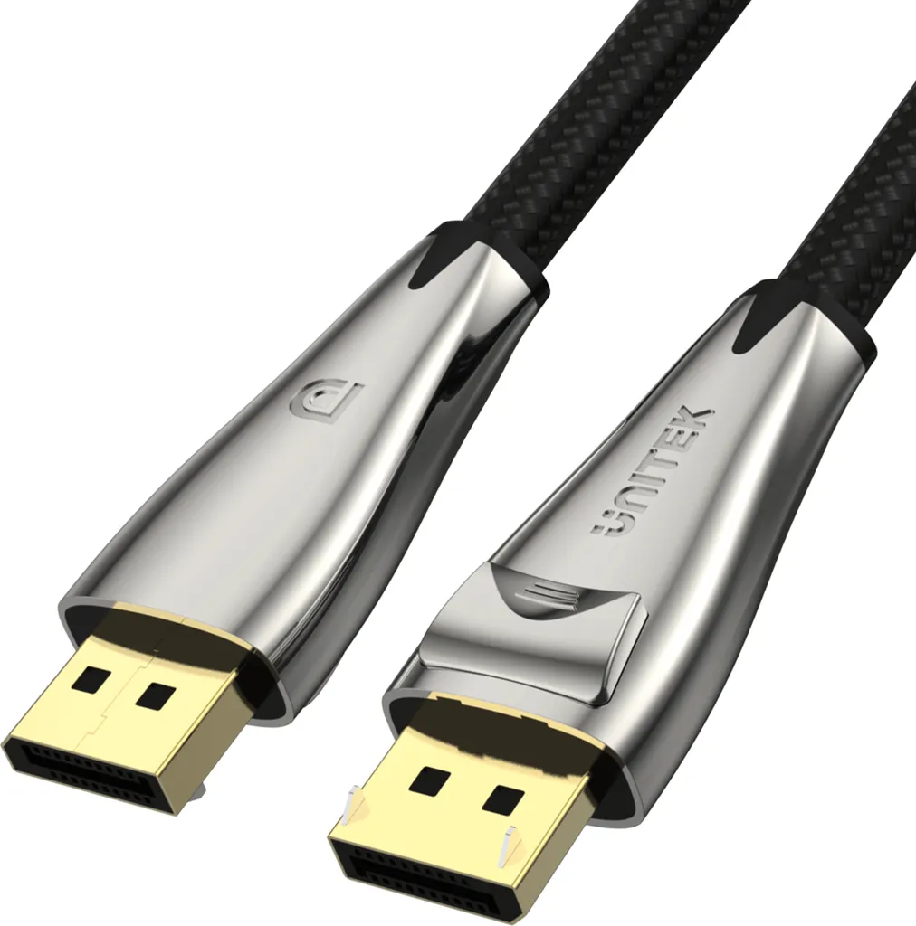 Cavo 8K DisplayPort 1.4 Unitek 3m - Zero Lag per 4K 120Hz Gaming