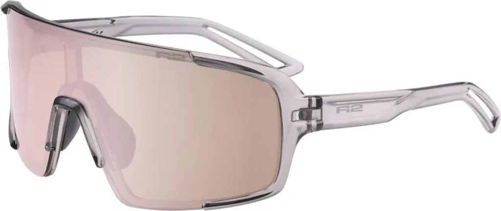 Lunettes R2 Impulse pour cycliste verres rose chrome gris brillant