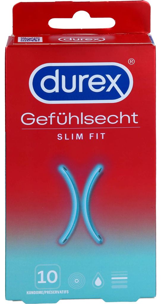 Durex 3062214, Männliches Kondom, Transparent, Latex, CE, Produktbild 