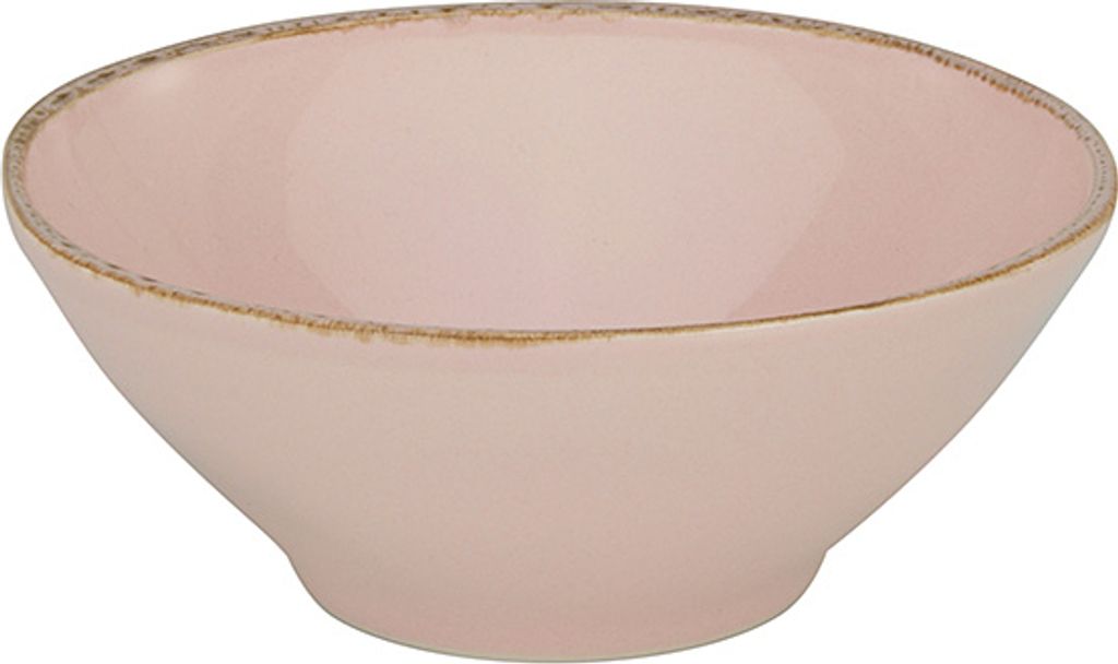 CreaTable 22120 PINK LADY Müslischale 15,5 cm, rosé / Steingut / Mehrzweckschale / Schale