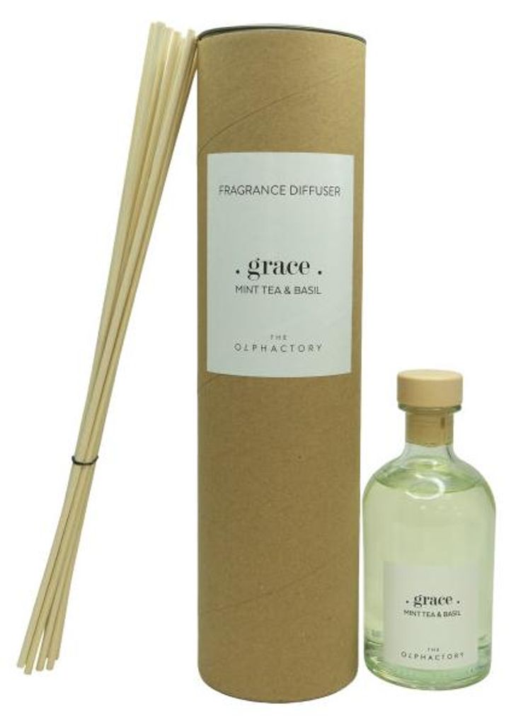 Diffusore a bastoncini Olphactory Grace al tè alla menta e Immagine del prodotto 