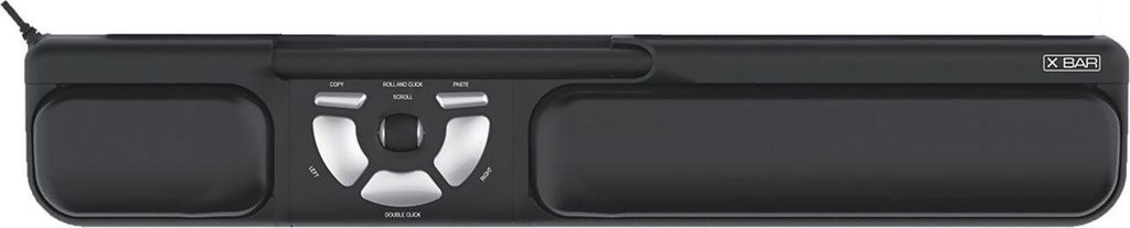 Contour X-Bar wired ergonomische zentrierte Maus schwarz Produktbild 