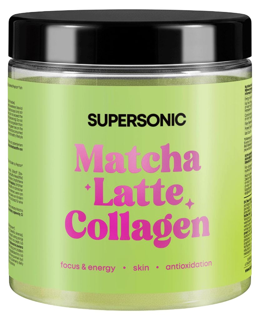 SUPERSONIC Matcha Latte Collagen Klassisch 280 g – Produktbild 