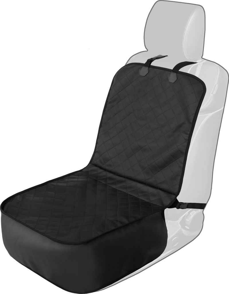 PillowPrim Hunde Autositz, Hundedecke, Autoabdeckung, Transportbox Katze, Hundebox, Hundekorb, Hundegeschirr, Hundebett, Hundekörbchen Schwarz