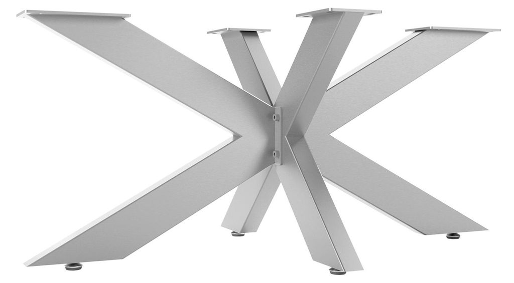 SOTECH Tischgestell SPIDER 980 x 580 x 430 mm – Edelstahl SS201, Stahl