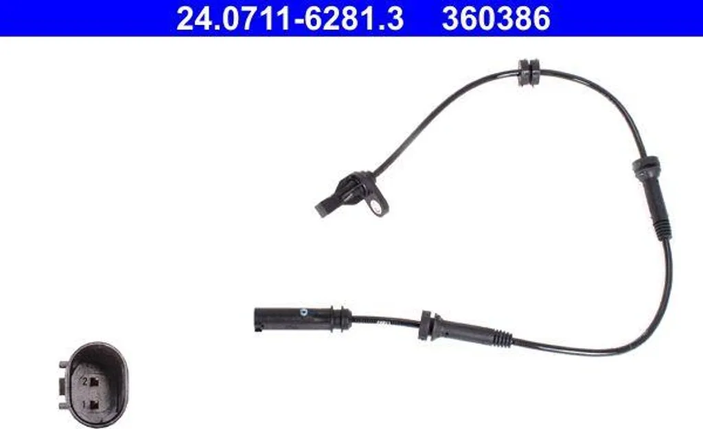 Capteur ABS ATE 34526884422 : Compatibilité BMW F20 F21 F30 F31 Série 1-4