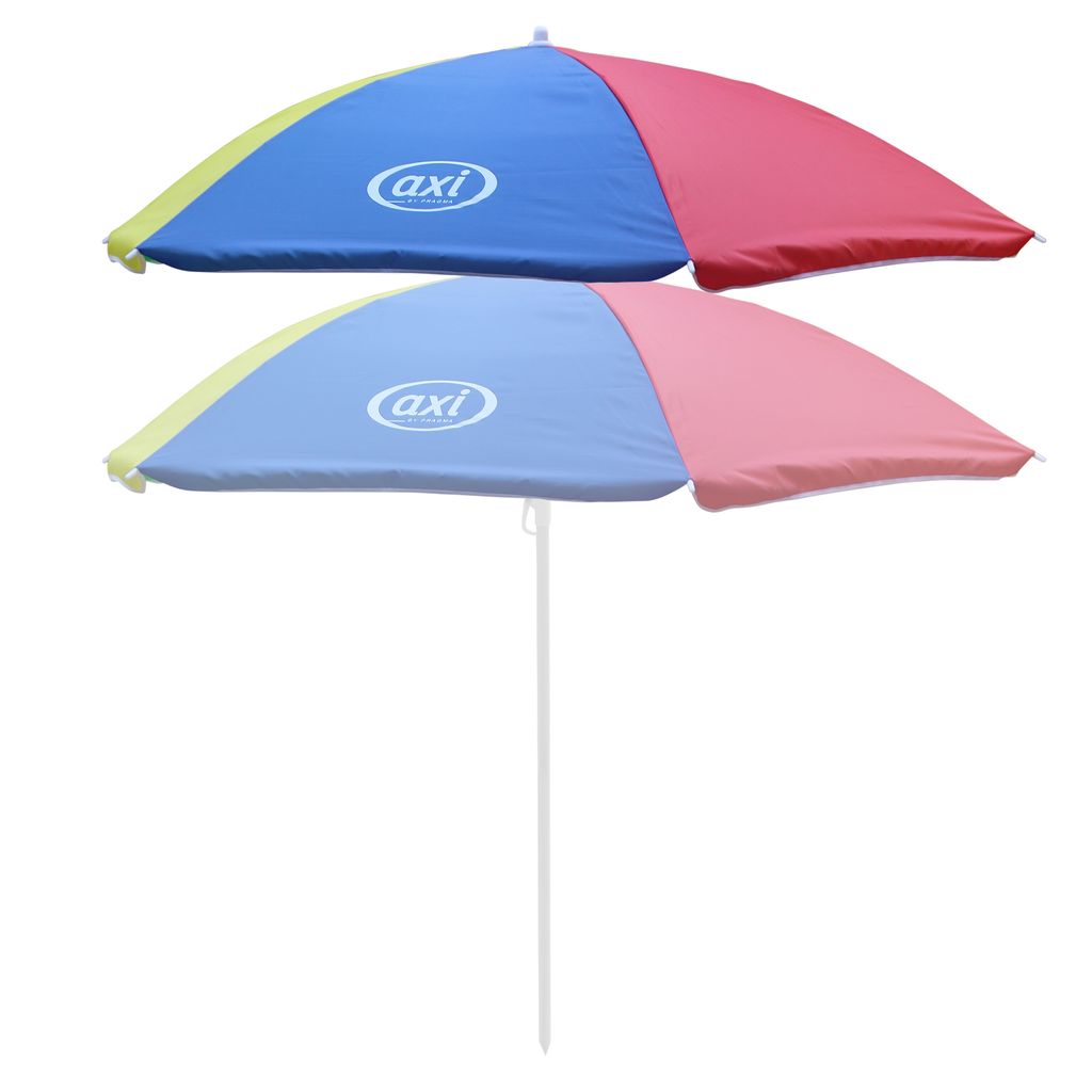 AXI Sonnenschirm Ø125 cm - Regenbogen Farben | Sonnenschirm für Kinder