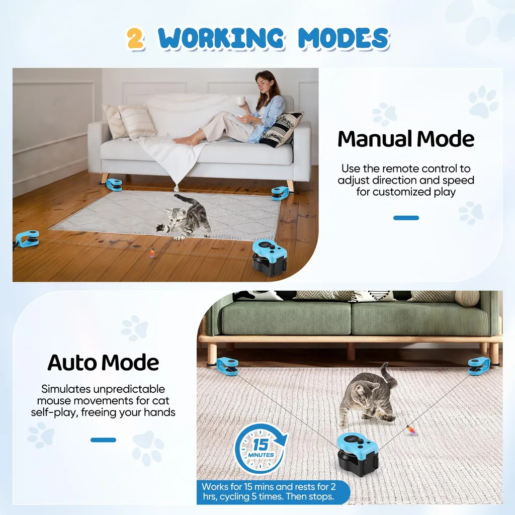 Tapis de marche pour chat d'appartement - Activité physique auto