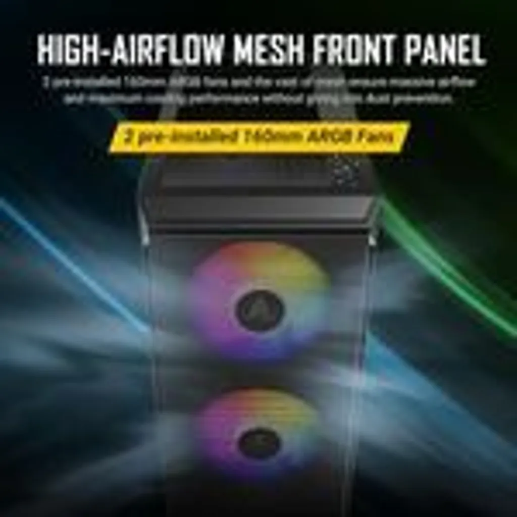 Antec NX416L Nero: Eleganza Mesh e Illuminazione ARGB Sofisticata - 8