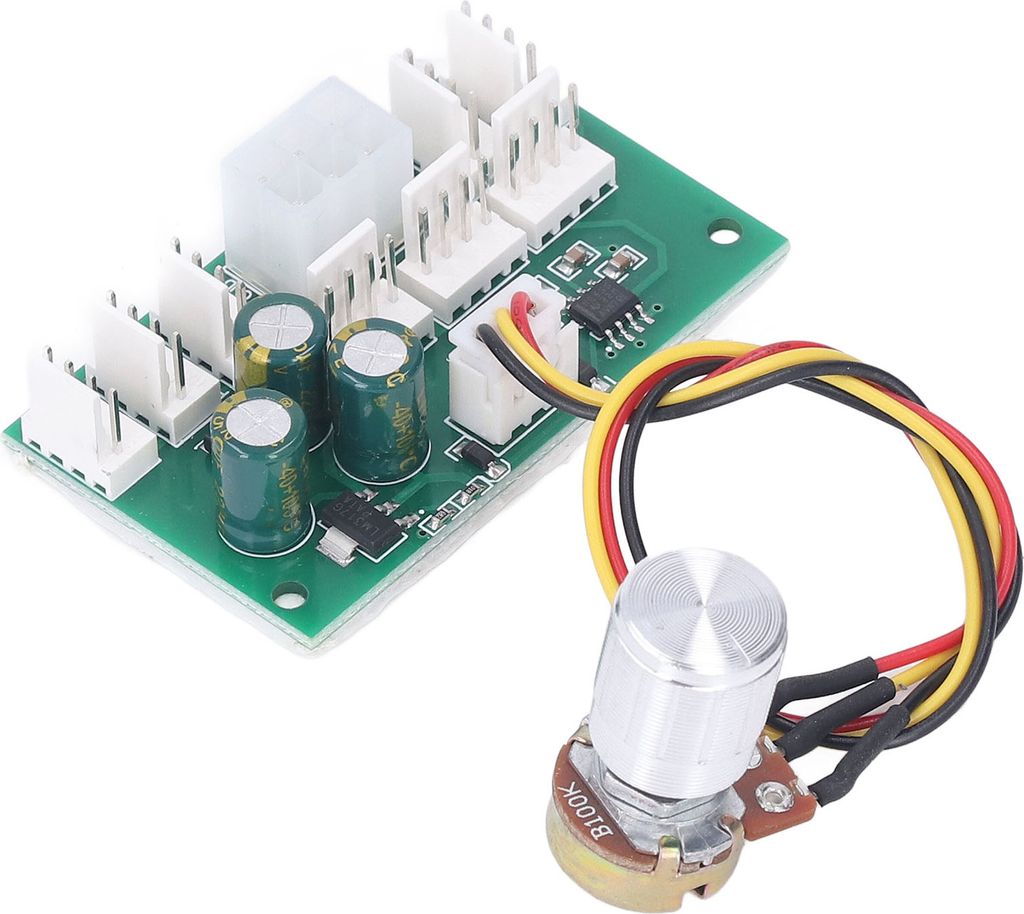 Lüfter Hub PWM PC-Gehäuse 8-Wege-Splitter Drehzahlregelung Modul 4 Pin Adapter 12V