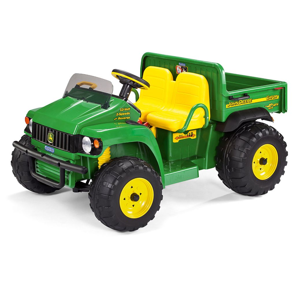 PEG Perego Elektro-Traktor John Deere Gator HPX 12 Volt Farbe grün-gelb-schwarz 