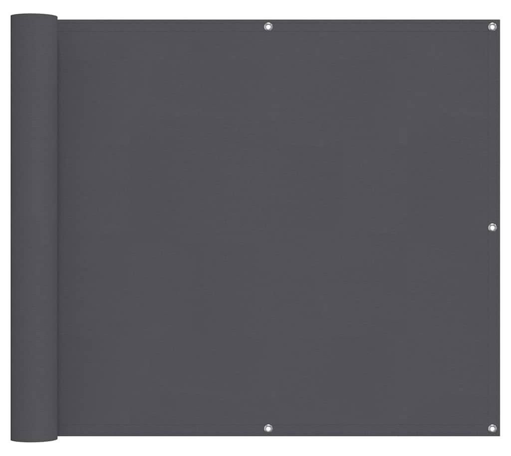 vidaXL Balkon-Sichtschutz Anthrazit 90x800 cm 100 % Produktbild 