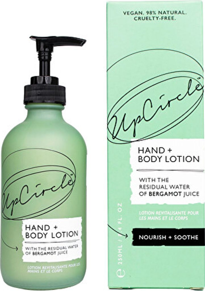 UpCircle Hydratační mléko na tělo a ruce - Bergamot, 250ml Obrázek produktu 