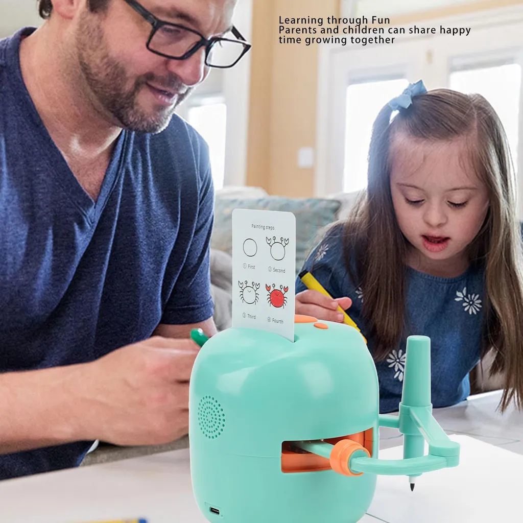 Robot Dessinateur Intelligent Interactif avec Cartes d'Apprentissage