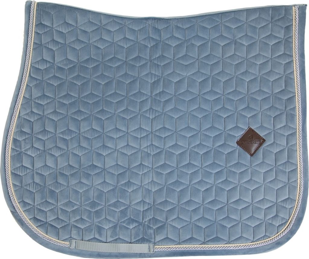 Kentucky Horsewear Dressurschabracke Velvet Schabracke Hellblau Full