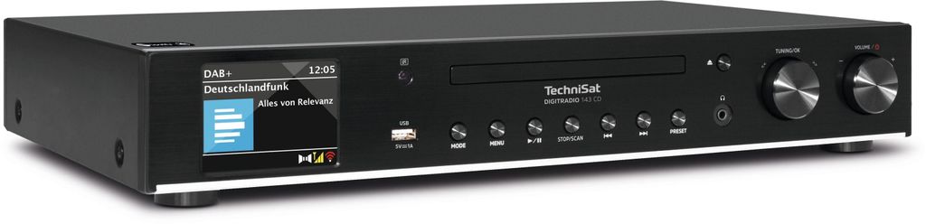 TechniSat DIGITRADIO 143 CD (V3) | HiFi-Tuner, DAB+, Produktbild 