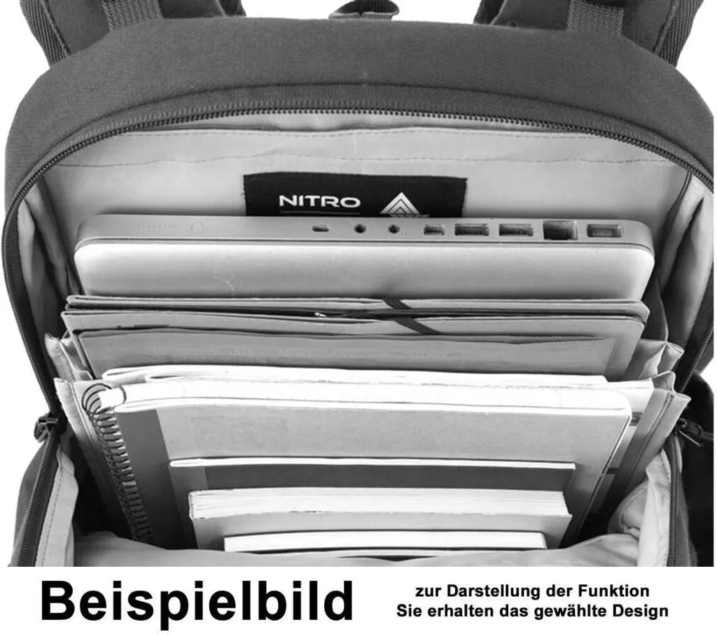 Sac à dos 30L robuste Nitro Daypacker Superhero bleu pour ordinateur - 7