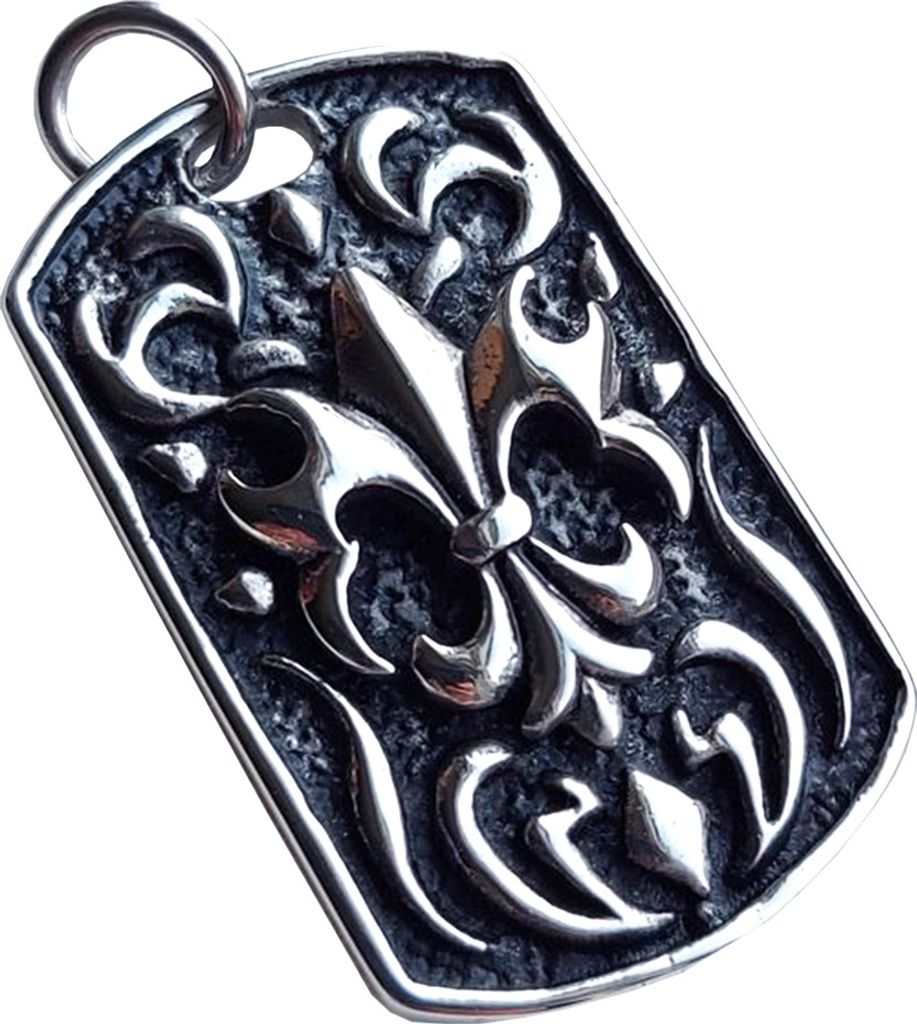 Dekor-Anhänger aus 316L Fleur de Lis aus Edelstahl
