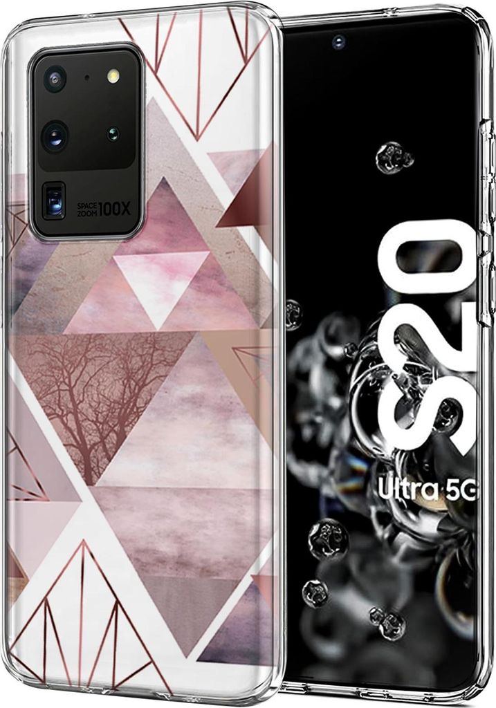 Motiv TPU Cover für Samsung Galaxy S20 Ultra Hülle Silikon Case mit Muster Handy Schutzhülle