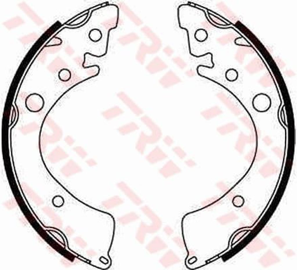 TRW Bremsbackensatz Trommelbremse Hinten für HONDA CIVIC IV Stufenheck (ED) 200mm GS8201