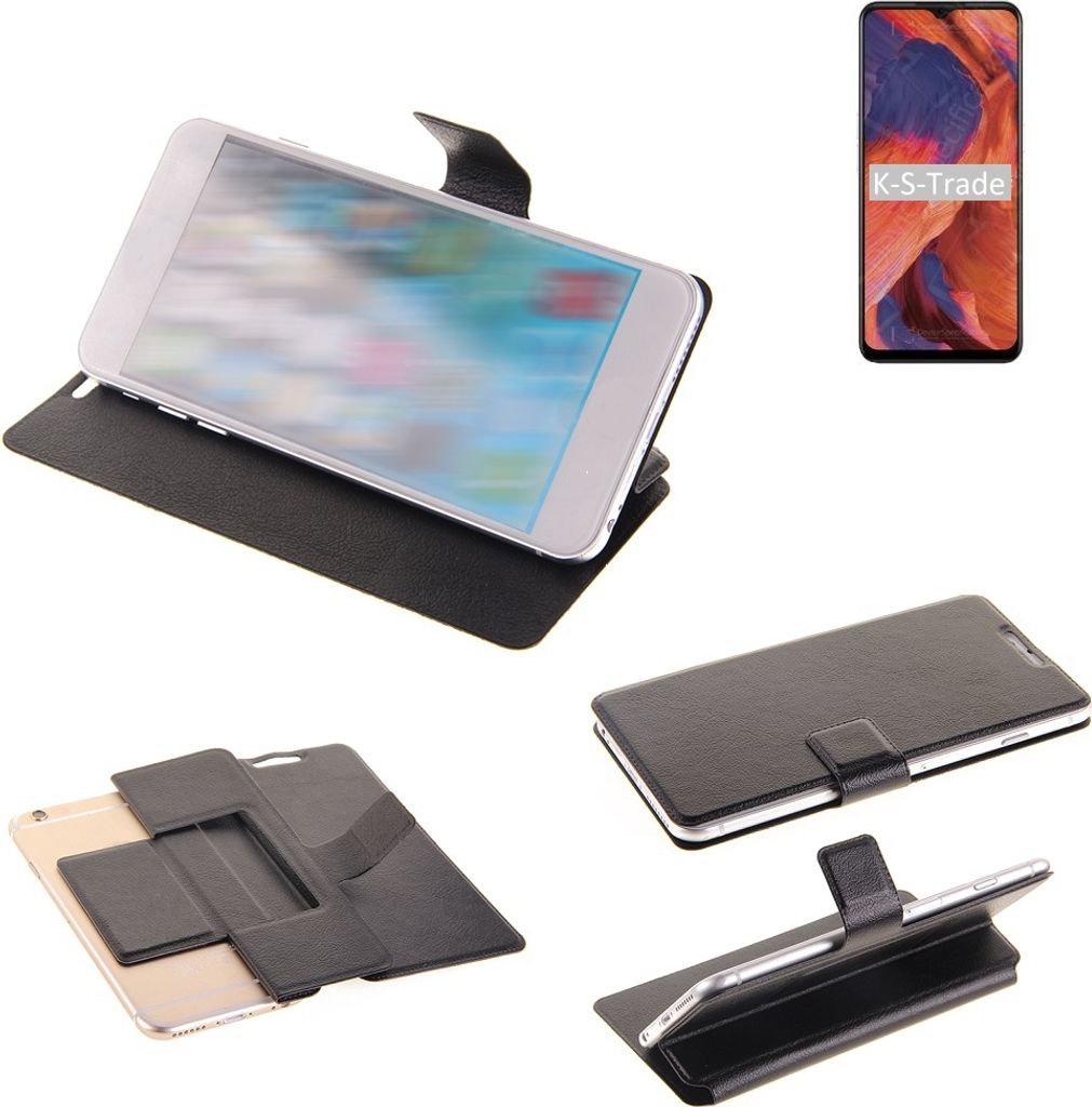 K-S-Trade Schutzhülle kompatibel mit Nokia 3.4 Schutzhülle Flip Cover Klapphülle Wallet Case Slim Handyhülle bookstyle schwarz