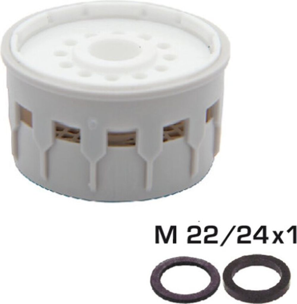 5 Stück Luftsprudler Einsatz 22mm, 24mm x 1 Perlatorsieb Wasserhahn Sieb