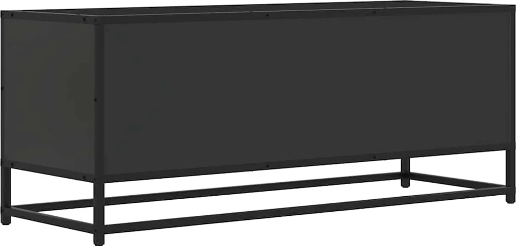 SYFAX™ Mobile Porta TV Nero 180x30x50cm in Truciolato e Metallo