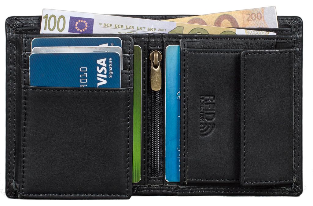 Benthill Kleine Herren Geldbörse Echt Leder - Männer Produktbild 