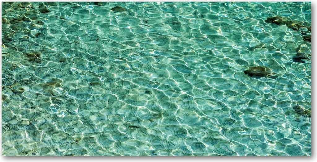 Tulup Leinwandbild - 140x70 cm - Wandkunst - Drucke auf Leinwand - Leinwanddruck - Landschaften - Grün - Wasser