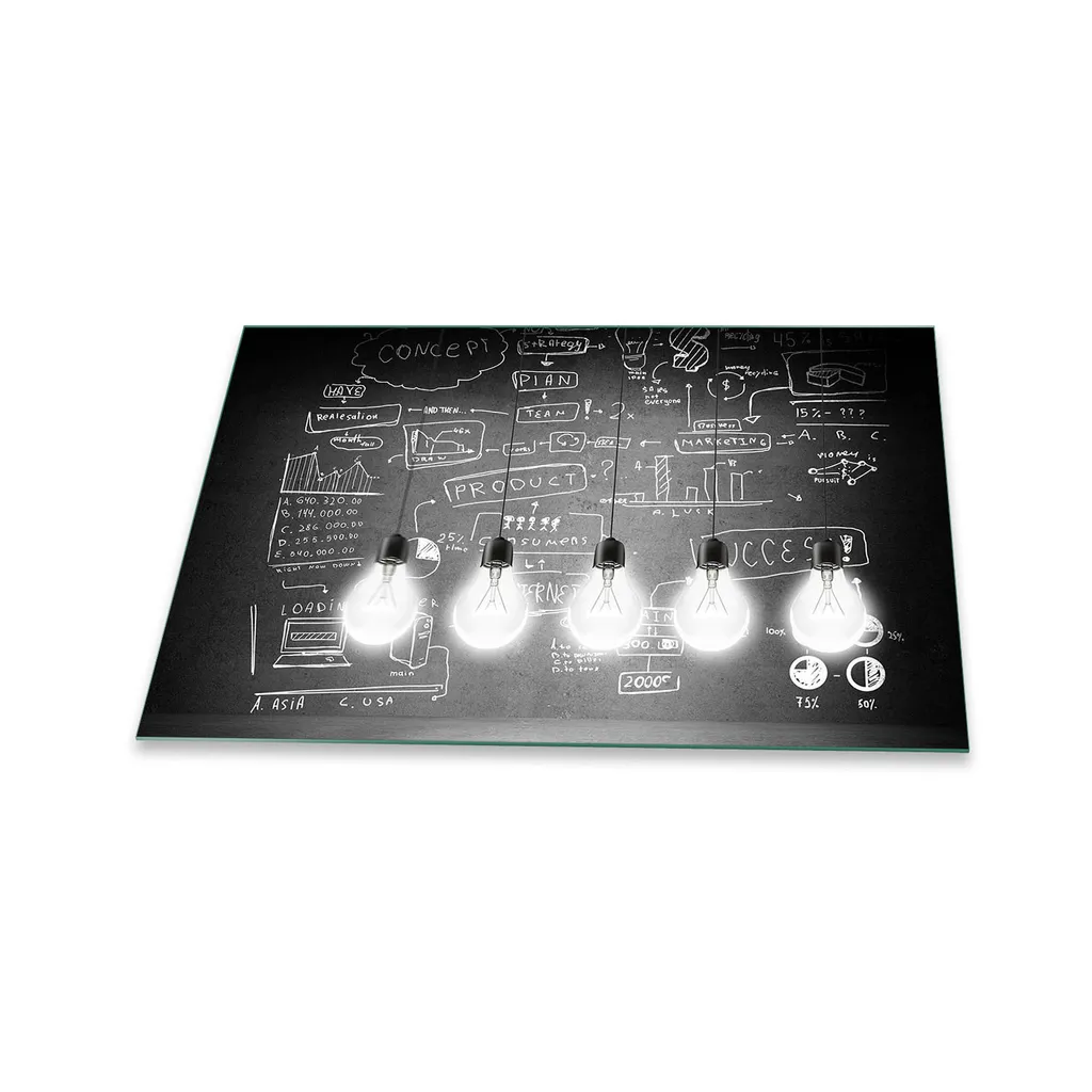 Proteggi Piano Cottura Induzione 80x52 Vetro Nero Antigraffio