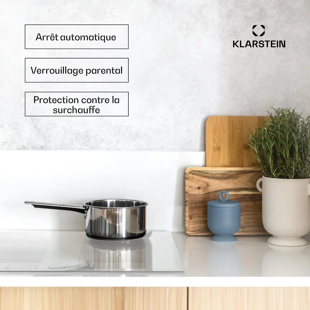 Table de Cuisson Induction Encastrable pour Cuisine Familiale 4 Feux - 5