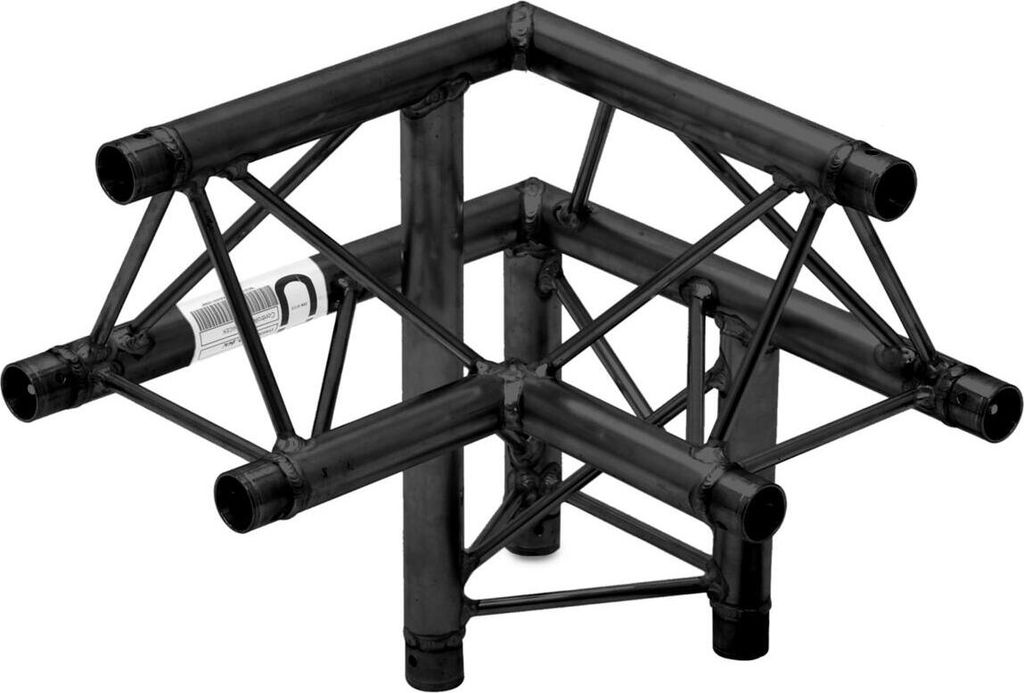 ALUTRUSS DECOLOCK DQ3-SPAL31 3-Weg Ecke 90° sw