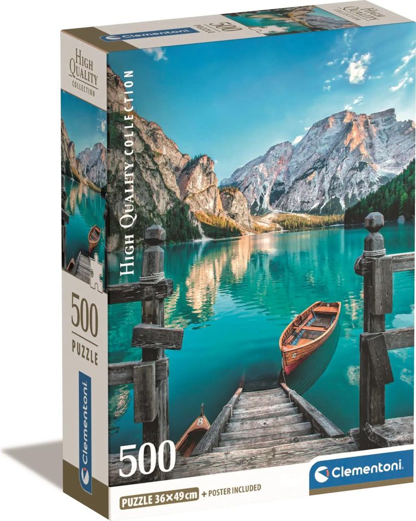 Clementoni High Quality Collection Braies Lake, 500 kusov, Obrázok produktu 