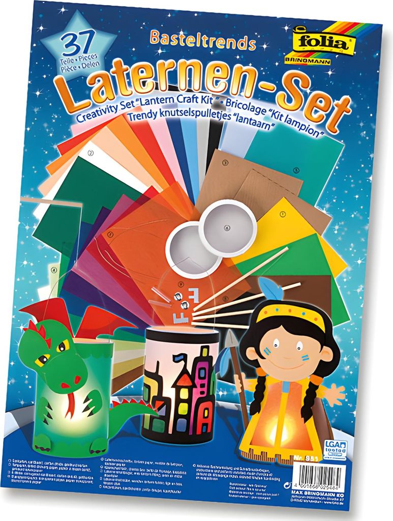 folia Laternen-Bastel-Set, 37-teilig Obrázok produktu 