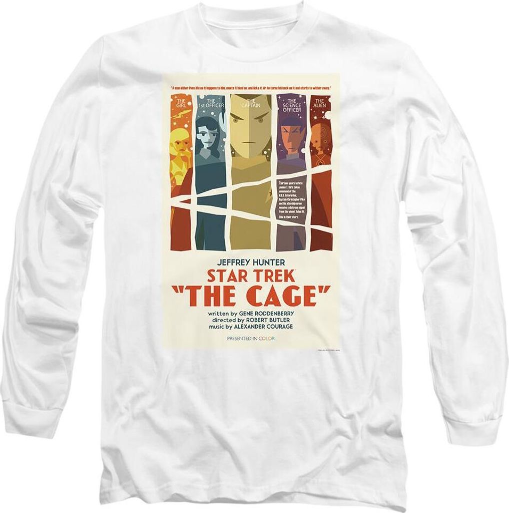 Star Trek - "The Original Series Episode 80" T-Shirt für Herren/Damen Uni TV10142 (M) (Weiß)