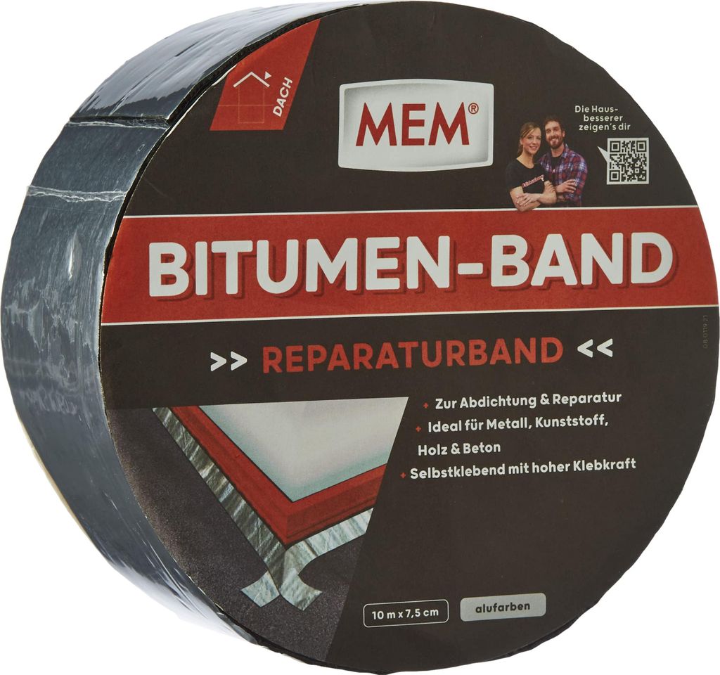MEM Bitumen-Band, Selbstklebendes Dichtungsband, Produktbild 